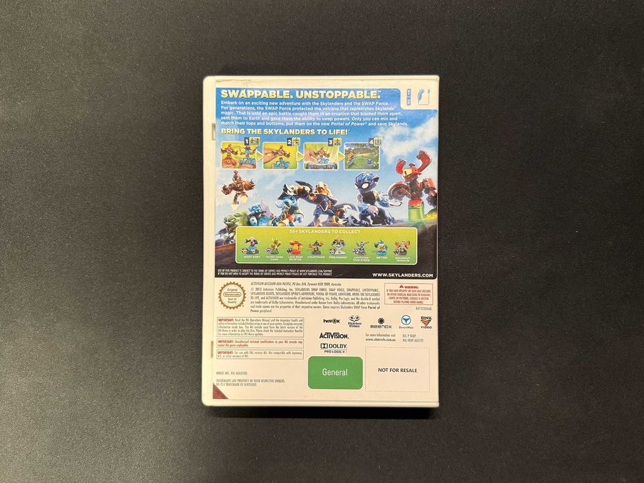 Skylanders Swap Force Wii + Portal + 4 Figuras