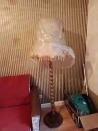 dębowa lampa plus gratis