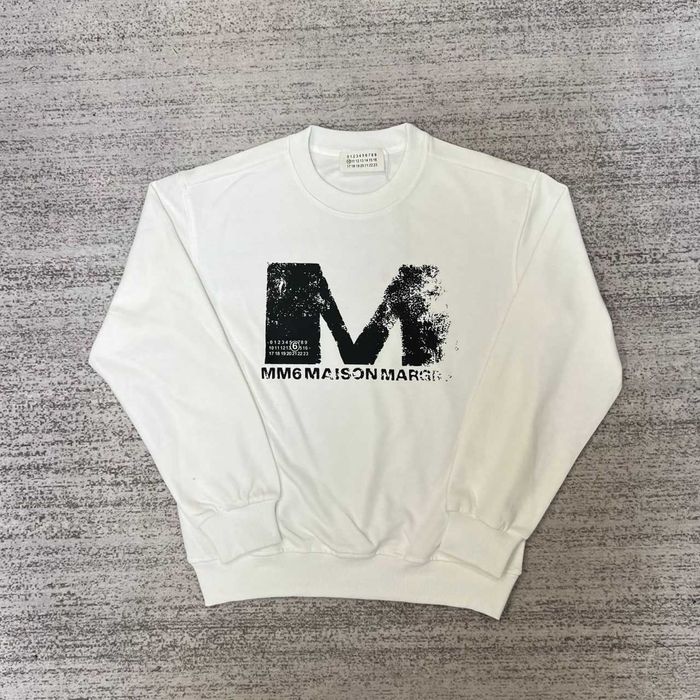 Білий світшот Maison Margiela / Кофта Маржела / Свитшот Margiela S-XL