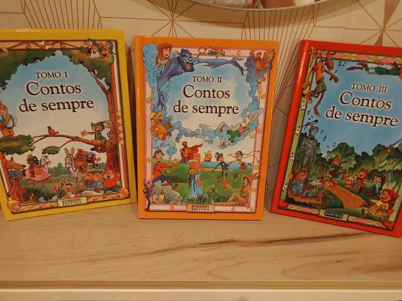 3 livros - Colecção "Contos de Sempre" Volumes I, II e III