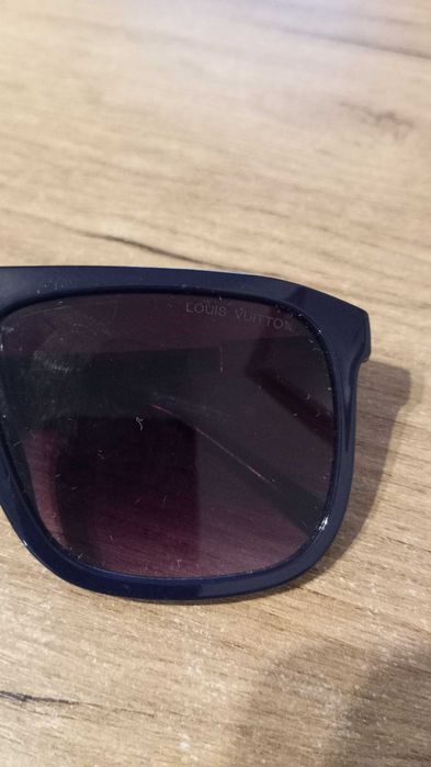 Okulary przeciwsłoneczne Louis Vuitton granatowe uv400