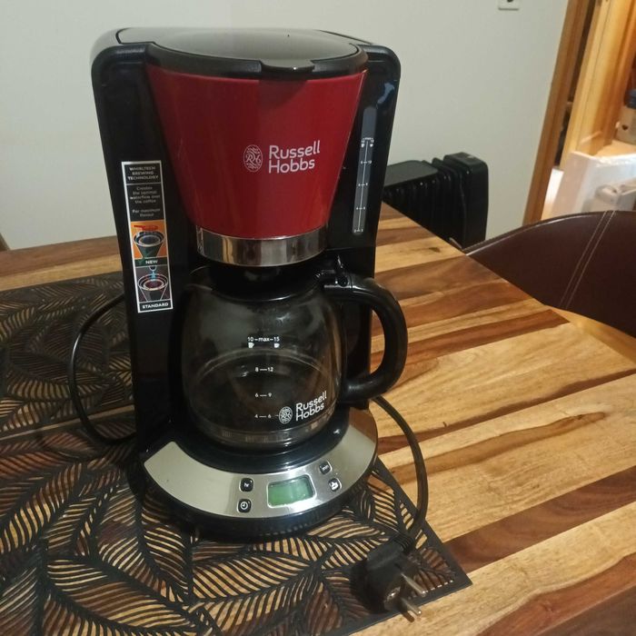 Russell Hobbs Flame Red Coffee Maker