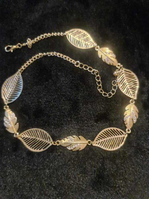 Кольє чокер намисто ланцюжок кулон підвіска сережки вінтаж стрази