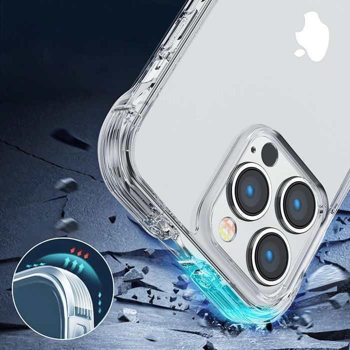 Joyroom etui pokrowiec do iPhone 14 Pro Max z haczykami podstawką