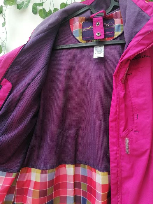 Casaco Impermeável Rosa Fúcsia