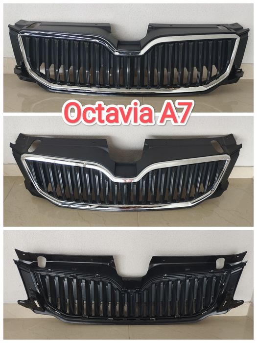 Решітка решотка радіатора А7 Skoda Octavia Шкода Октавія