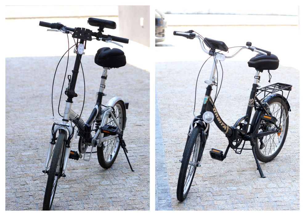 2 Bicicletas Dobráveis – Orbitra Edição Especial 45 anos + Gotty Confort - Excelente Oportunidade