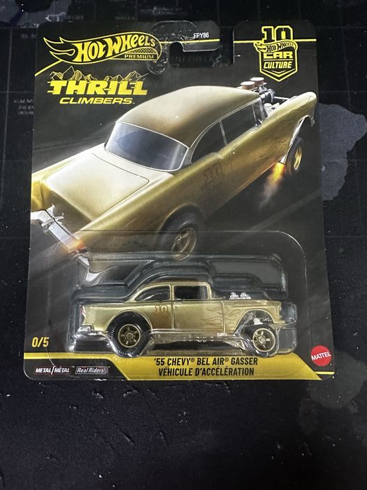 Hot Wheels zestaw Premium Thrill Climbers z Chase Chevy Bel Air 0/5