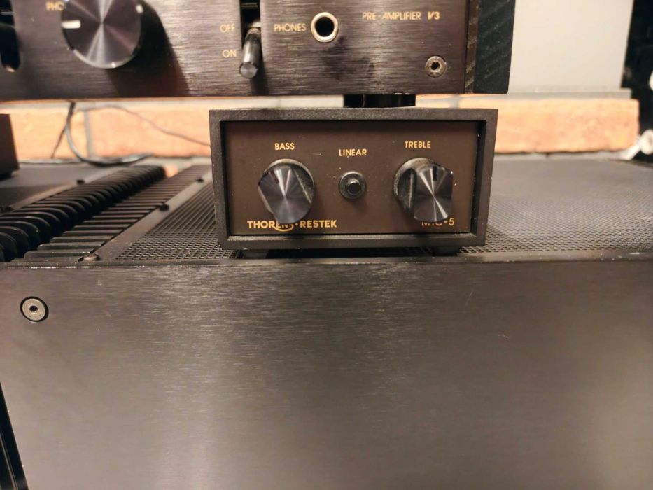 THORENS RESTEK E3 + V3 + ! Monobloki + Przedwzmacniacz ! HI-END