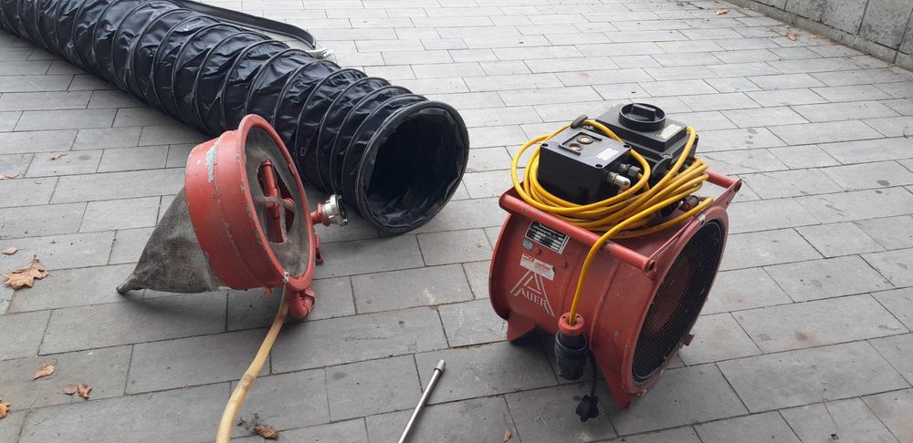 Dmuchawa straż. do oddymiania i napowietrzania oraz do robienia piany.