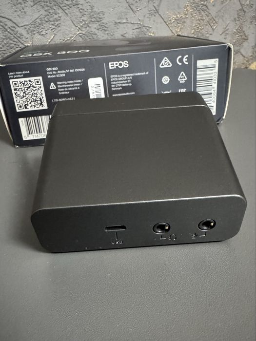 Зовнішня звукова карта EPOS GSX 300 є гарантія