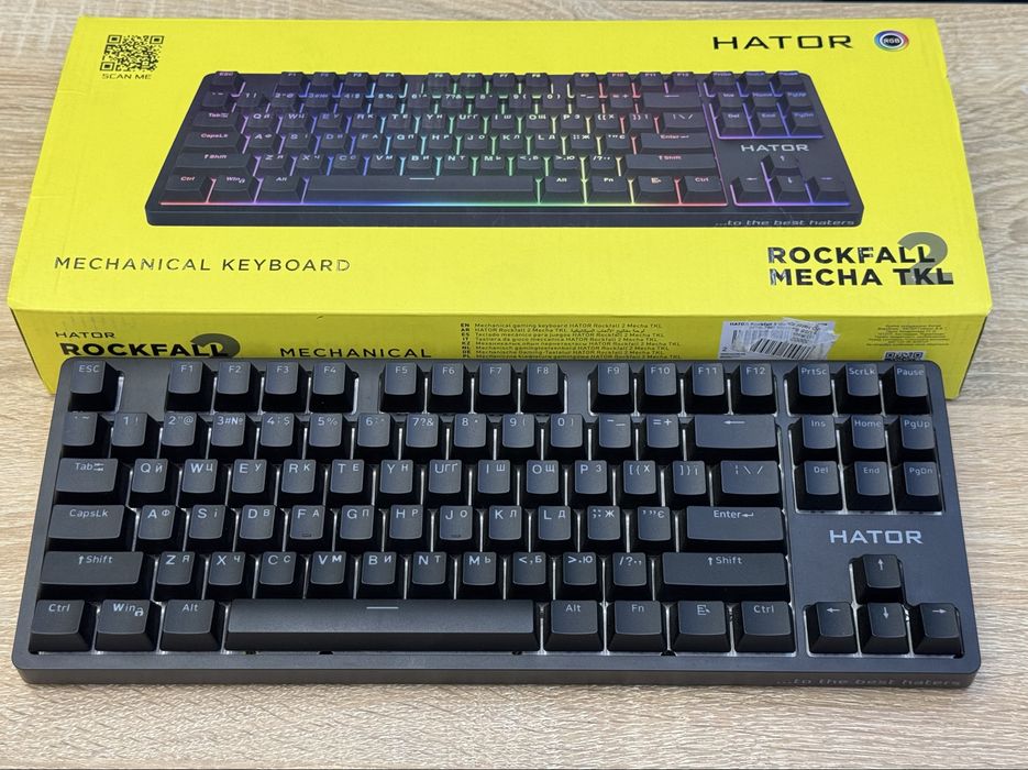 Ігрова Клавіатура Hator Rockfall 2 mecha tkl (нова)