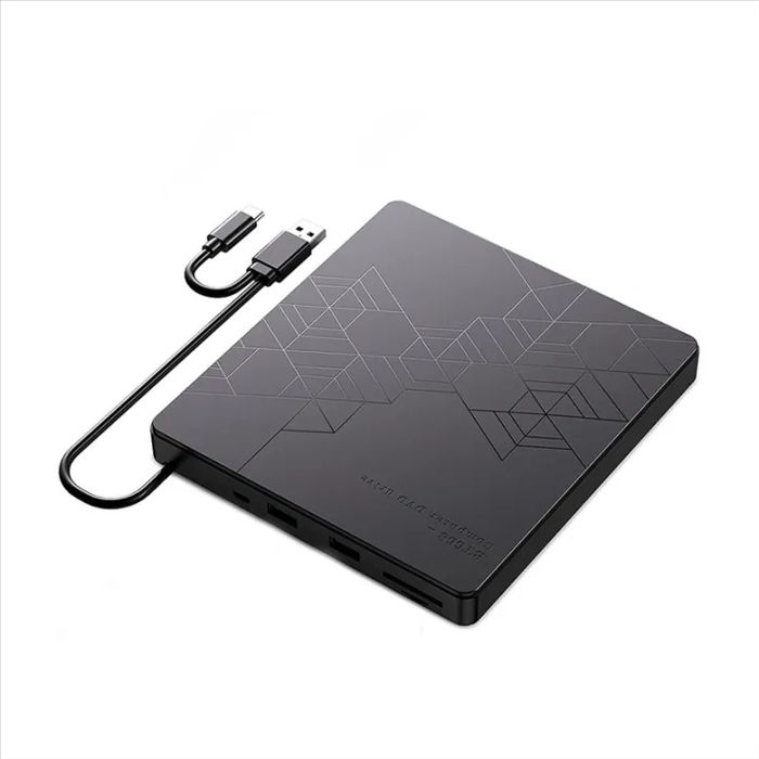 Zewnętrzny napęd CD/DVD Napęd optyczny  interfejs huba karta SD, TF