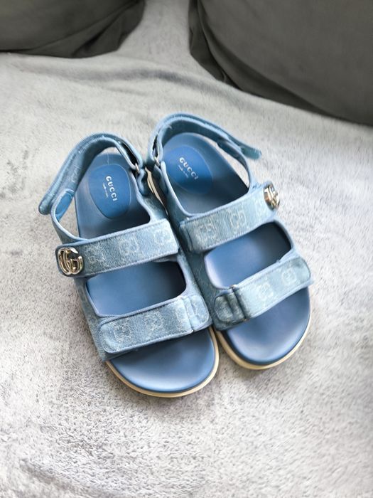 Sandały jeansowe ala Gucci 39