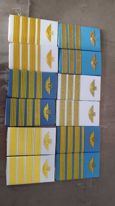 Погоны лётные, для курсантов, студентов на рубашку и китель