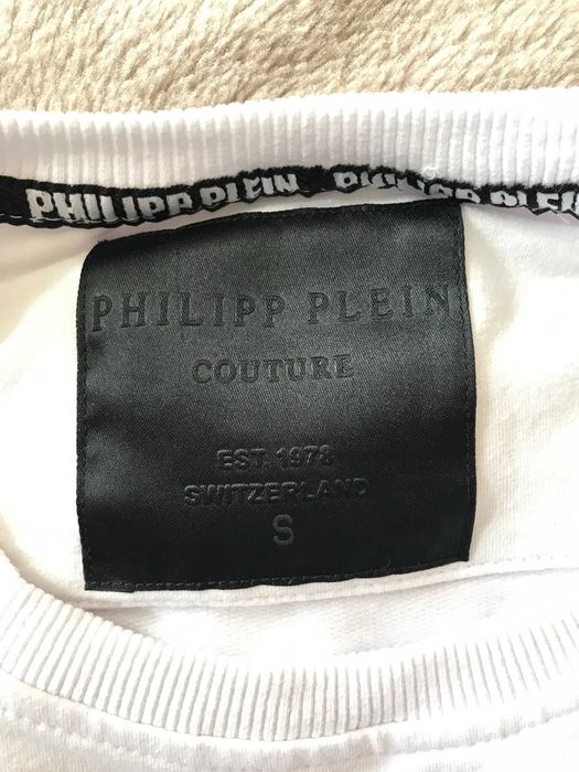 Philipp Plein oryginalna biała bluza damska przez głowę S