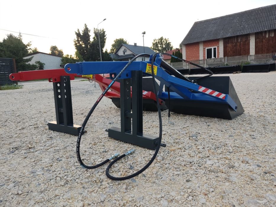 do mini traktora ładowacz- łyżka widły linka hydraulika