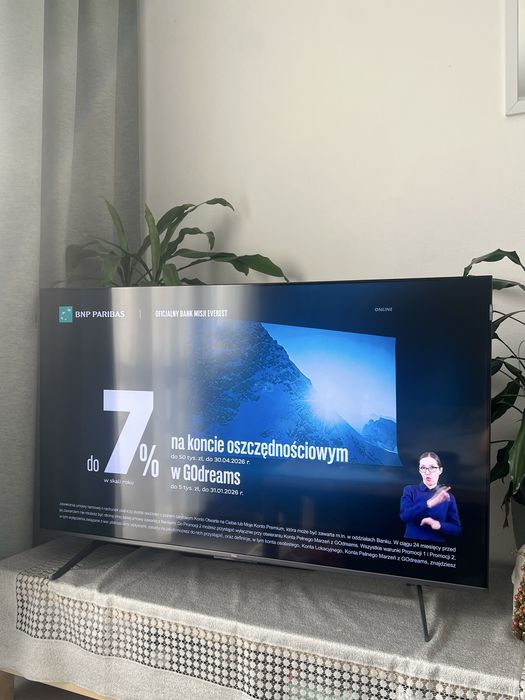 Telewizor TCL 50” QLED - czarny pasek na matrycy