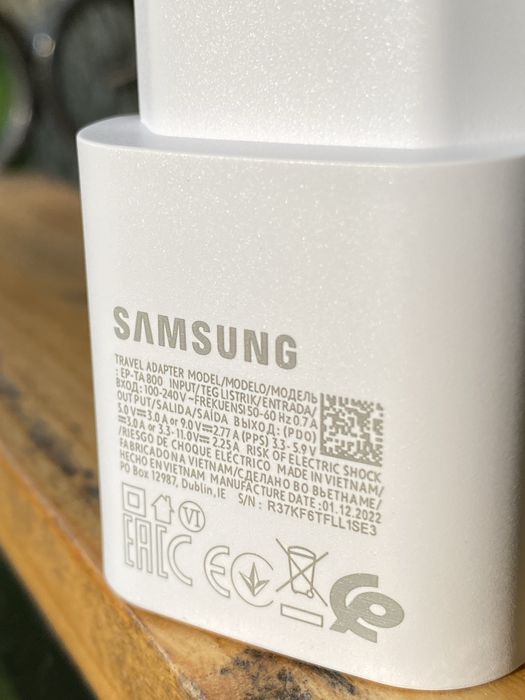 Швидка зарядка Samsung 25W комплект блок та кабель