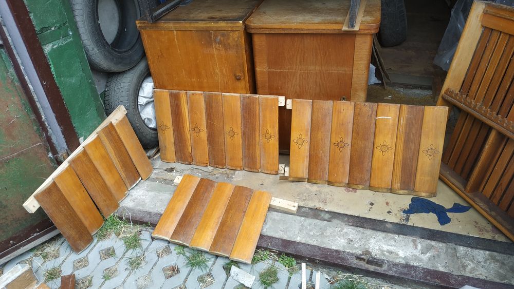 Заборчик и поддон деревянный