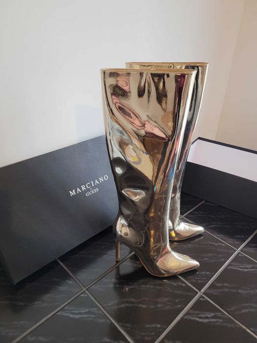 Nowe złote kozaki marciano guess 38