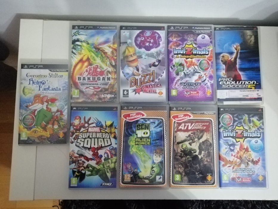 Conjunto de Jogos Playstation Portable (PSP) - Pack ou Indiviual