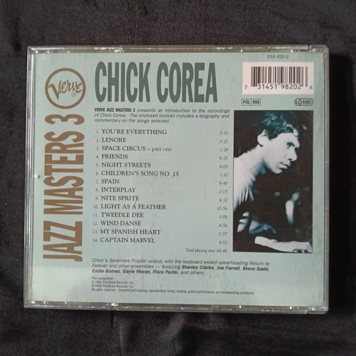 CD Chick Corea - Jazz Masters 3