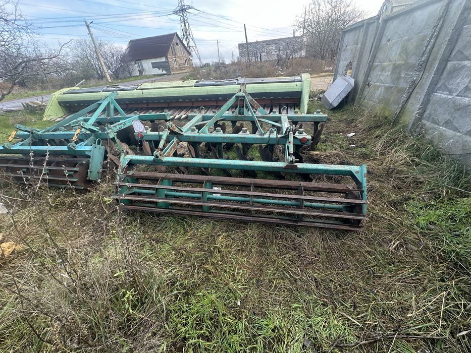 Дискова борона АГ-2,4-20, БілоцерковМАЗ, Навісна, з котком.