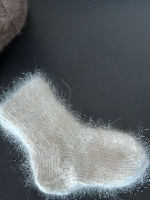 ЗИМНИЕ ВЯЗАНЫЕ Носки из собачей шерсти,пуха - Хаски. Шкарпетки зимові