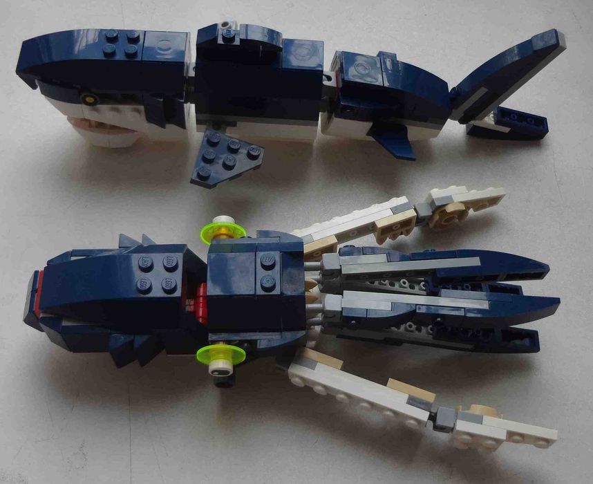 Конструктор Лего LEGO Deep Sea Creatures 31088 Подводные жители Акула и осьминог
