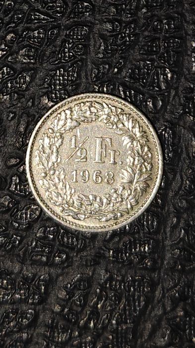 Sprzedaż: Monety Szwajcaria 1/2 Franc 1968r.