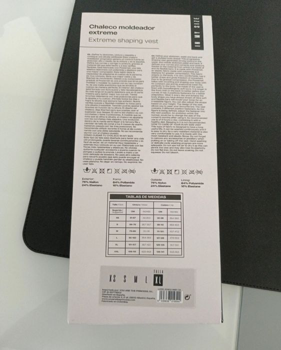 colete de modelagem extrema xl de mulher