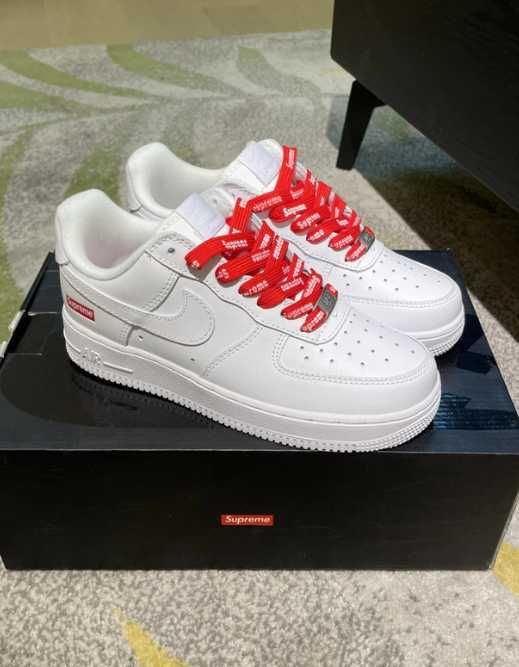Nike Air Force 1 Low Supreme Biały R.41
