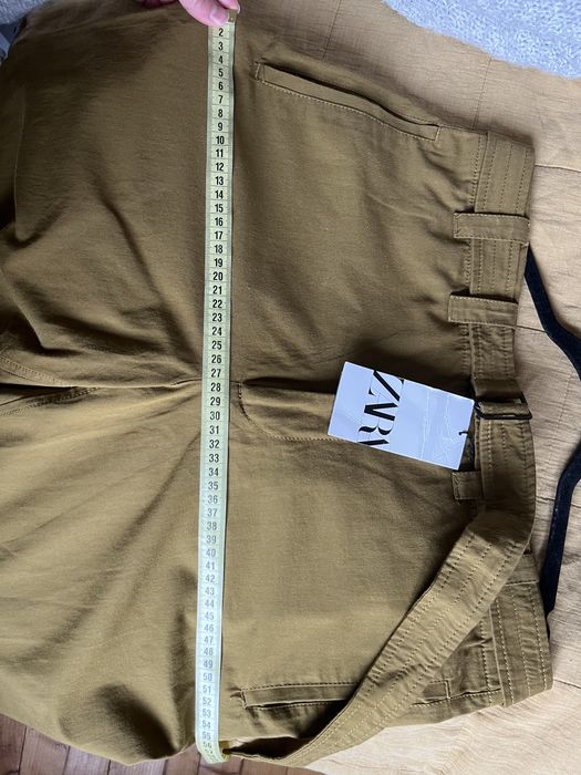 Штани (брюки) Zara, колір хакі, L