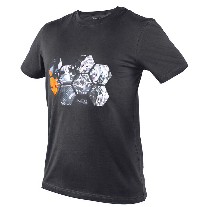 T-shirt z nadrukiem, warsztat, rozmiar M