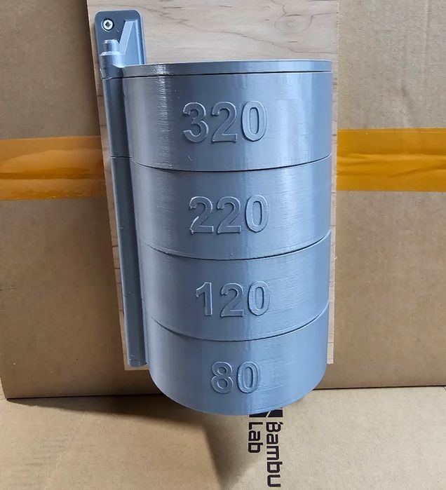 Organizador Modular para Discos de Lixa (127mm)