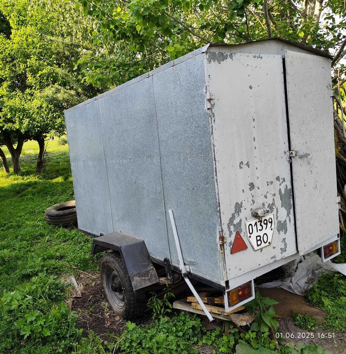 Причіп легковий . Прицеп. Усилений розмір 250см × 150 см.