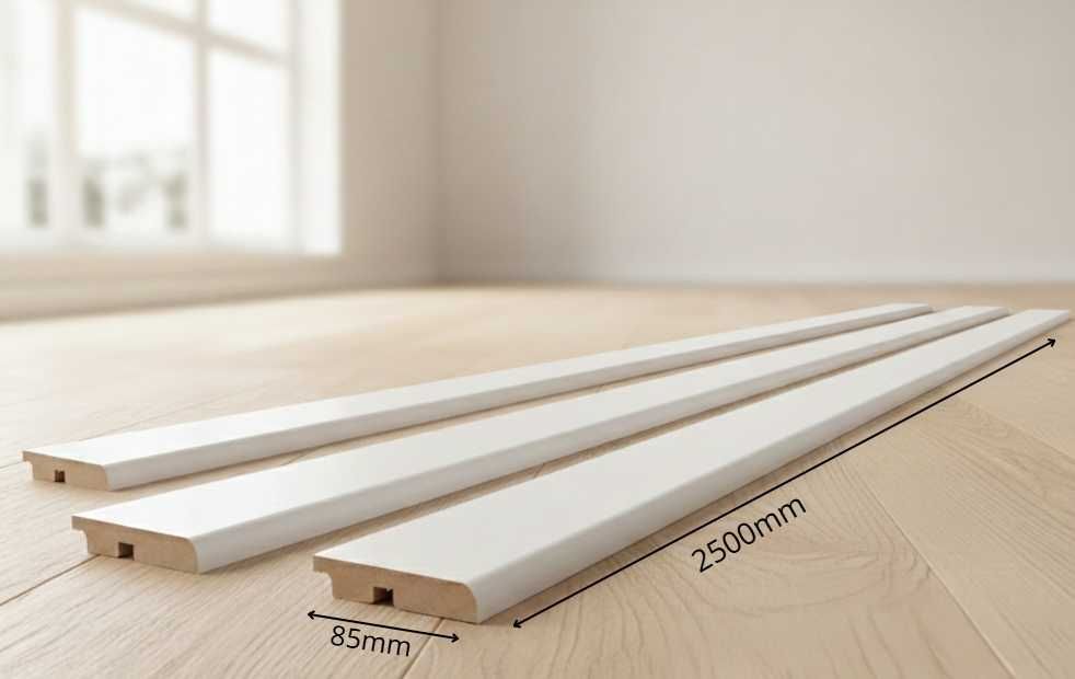 Listwa przypodłogowa cokół P85 K301 250cm biała