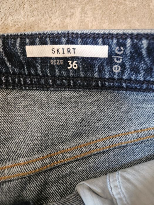 Spódnica jeansowa 36 S esprit mini jeans  klasyk