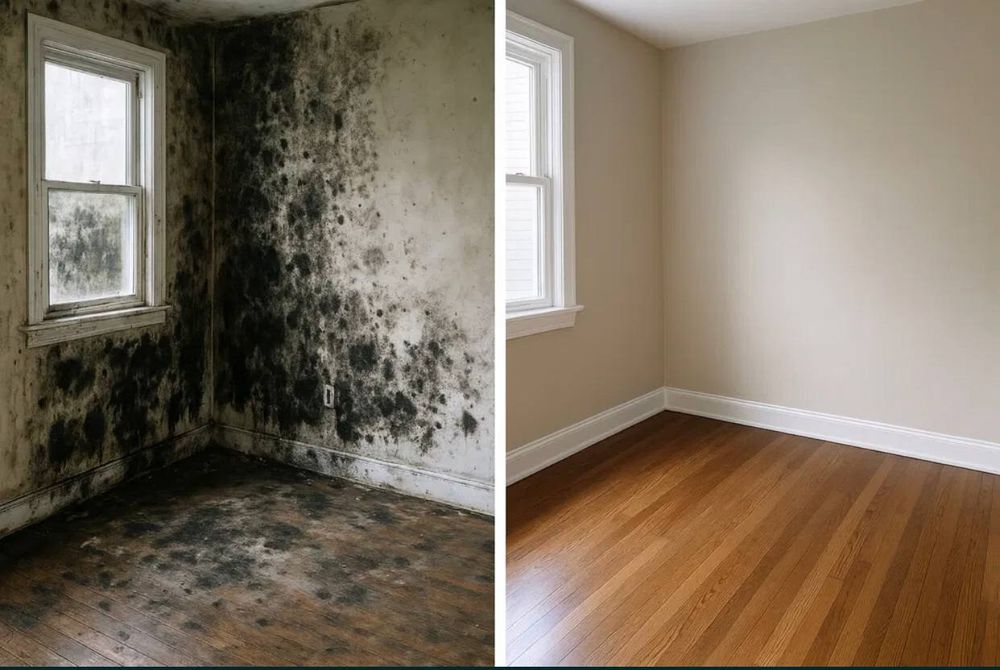 Професійне прибирання плісняви, підтоплення, наслідків пожежі.