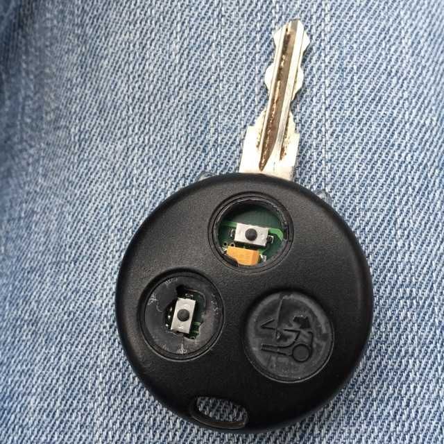 Botões de chave smart fortwo