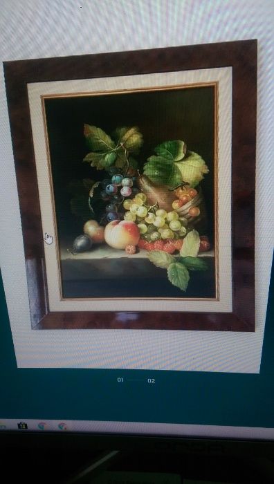 Quadro óleo em tela imponente.