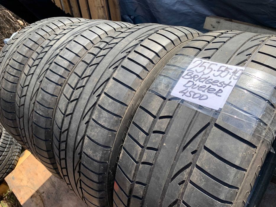 255-55-R19 BRIDGESTONE DUELER =4 штуки летней резины GERMANY 2023