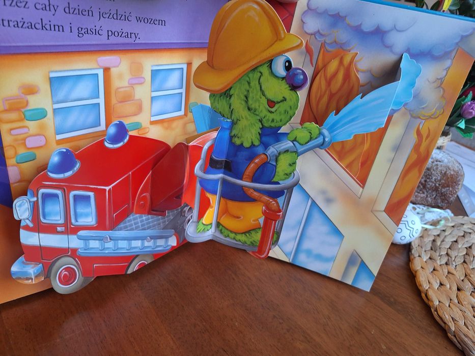 Książka 3D dla dzieci - Praca - ruchome obrazki - NAJTAniej !!!