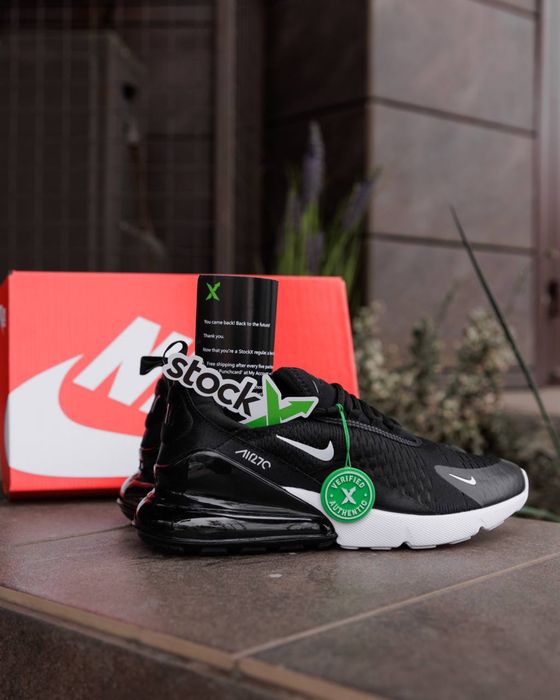 ТОП! Кросівки Nike Air Max 270 Black White 37 38 39 40 41 45