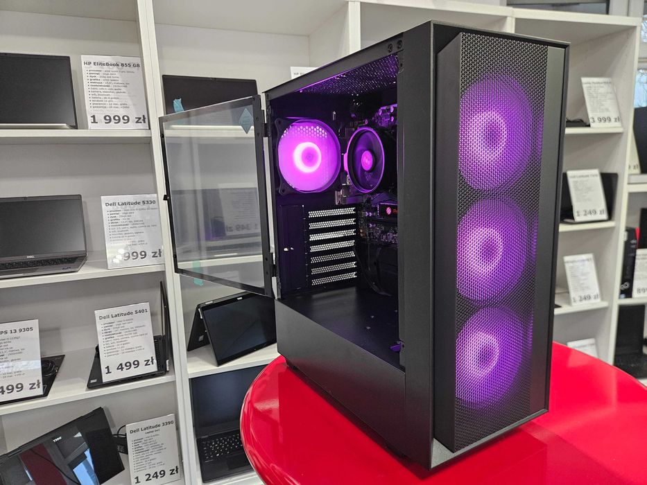 OD RĘKI!Nowy Komputer Gamingowy Ryzen 5 16GB 512GB Vega 7 Win11 FV23%