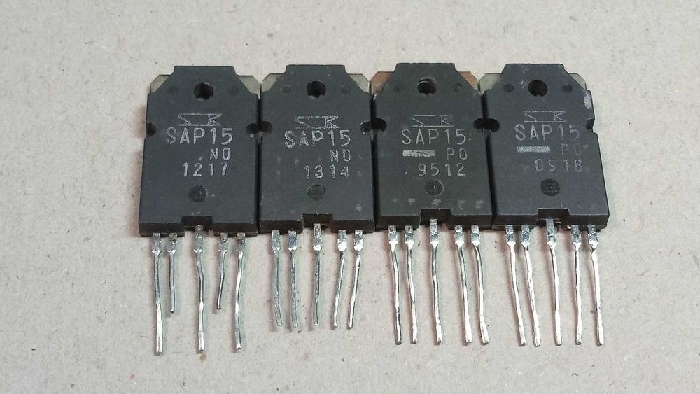 Складові транзистори  SANKEN SAP15P SAP15N. Б/В.