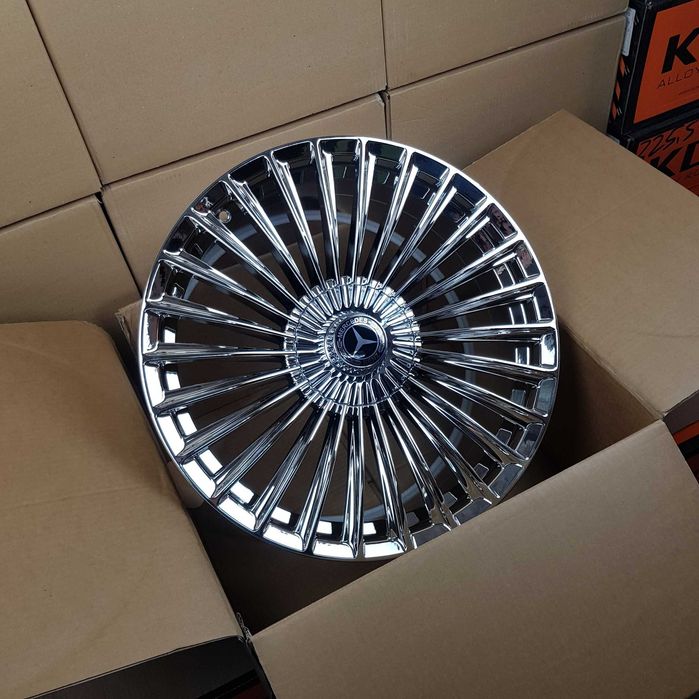 Диски На Авто R19 5x112 Різноширокі Mercedes CLS W212 W213 W205 W221 W222 GLC Chrome Хромовані Р19 Мерседес