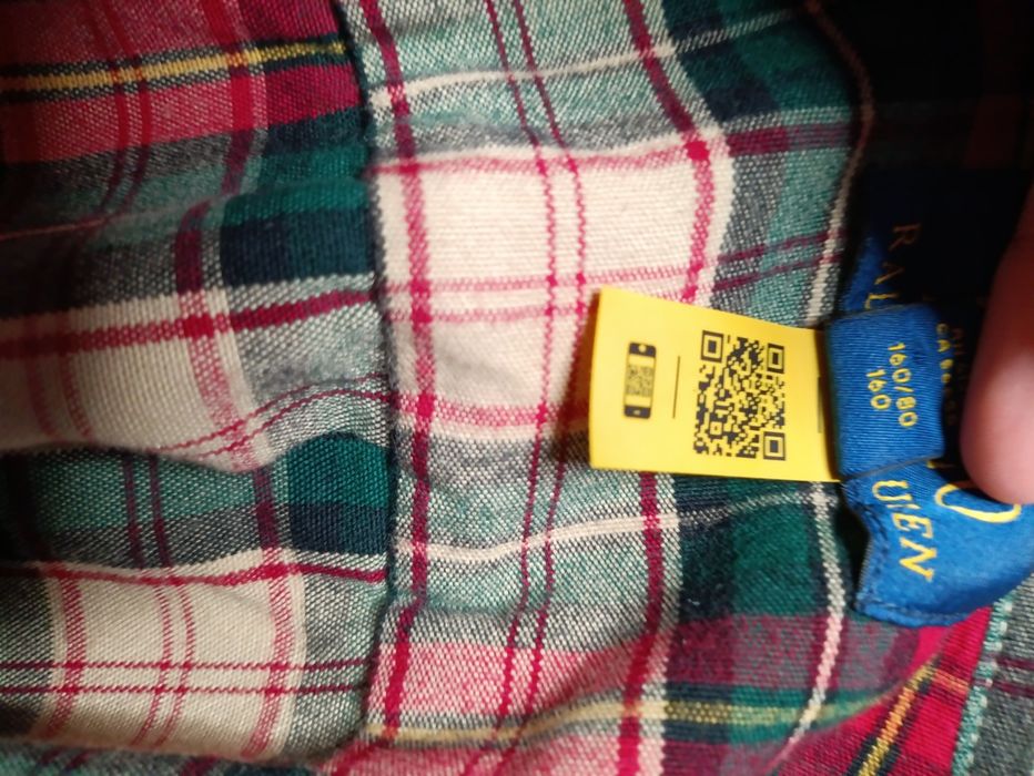 Camisa Oxford de algodão em xadrez | Polo Ralph Lauren