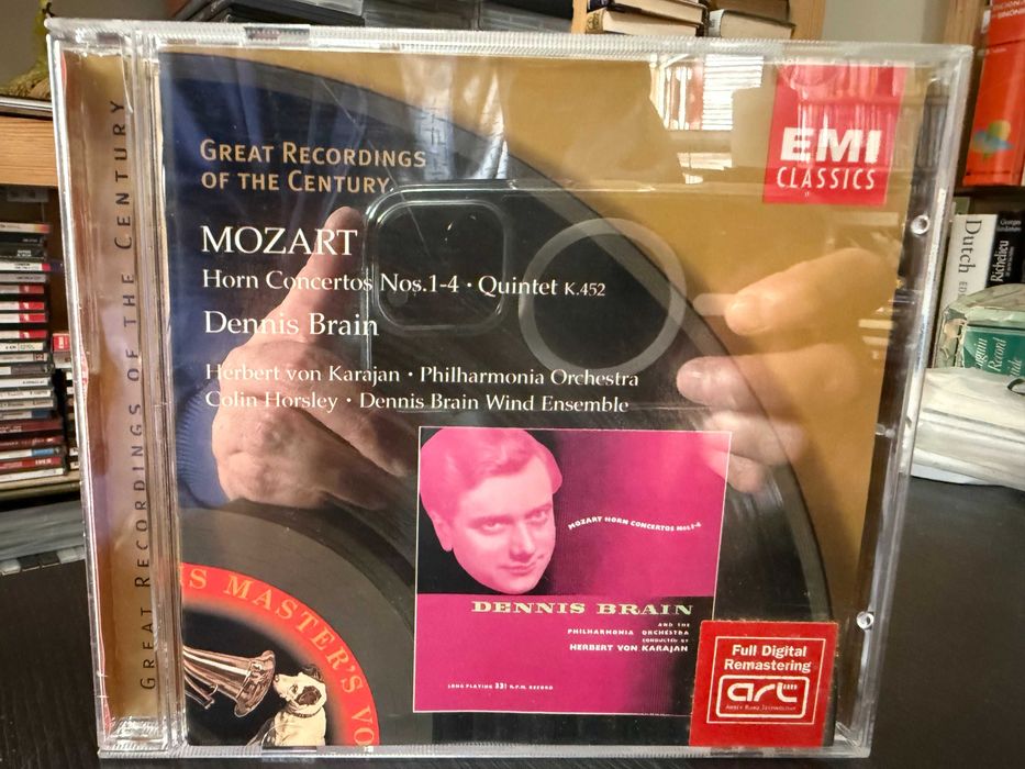 Mozart – Horn Concertos Nos.1-4, Quintet K.452 – Dennis Brain, Karajan